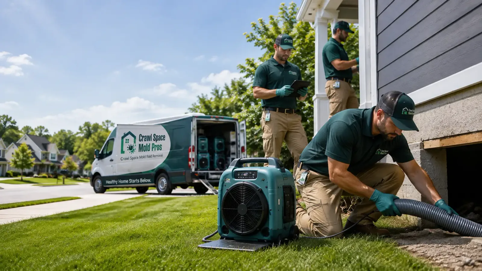 Crawl Space Mold Removal in Macomb, IL